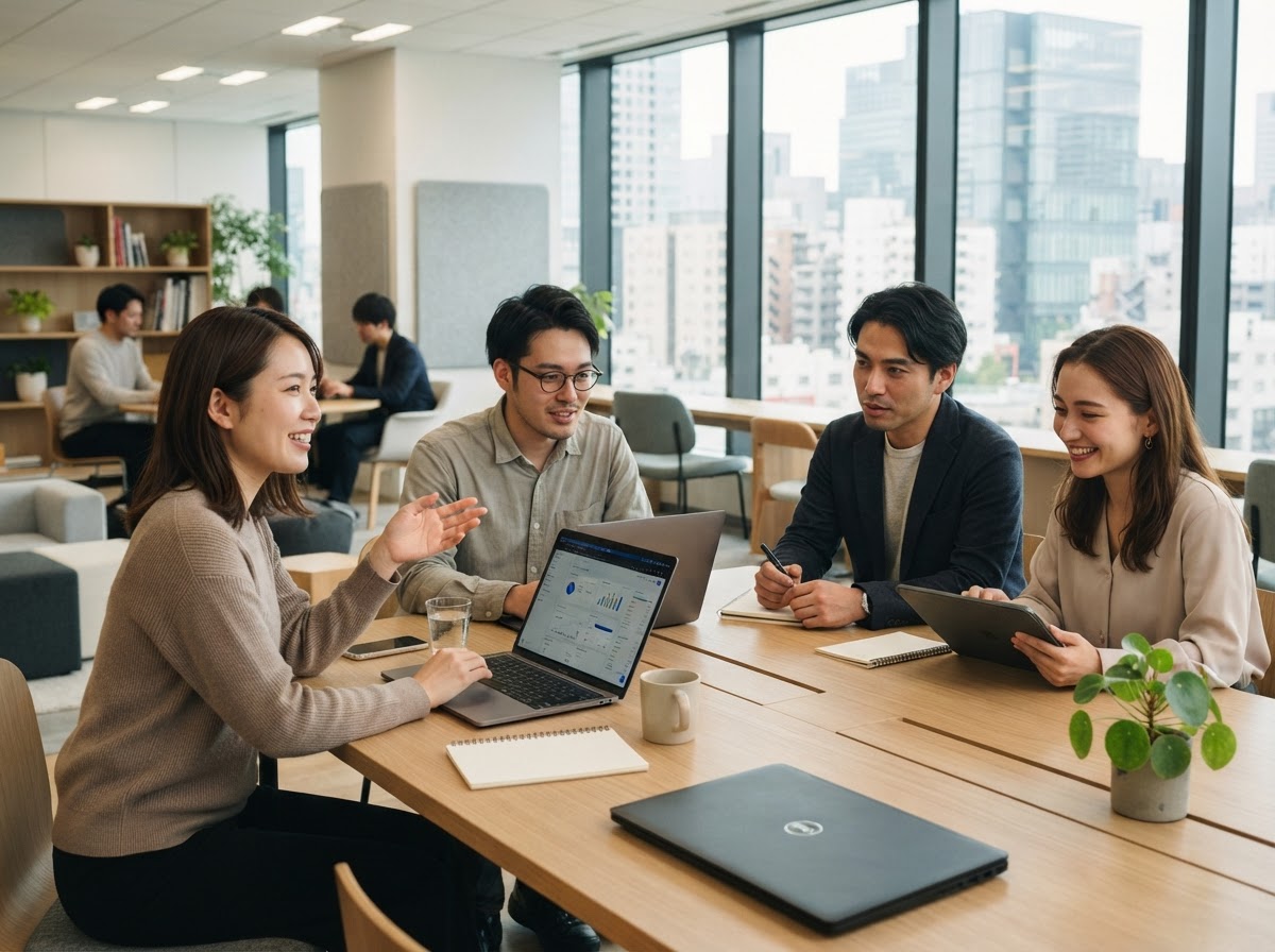 Future Parkの分析チームが予測モデルを検証している様子